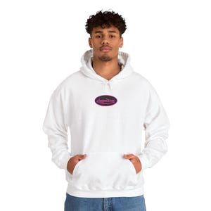 Sudadera con capucha rosa y negra con gráfico en la espalda, inspirada en Von Dutch, regalo para amigos, ropa de calle GenZ, meme Brainrot Y2K imagen 13