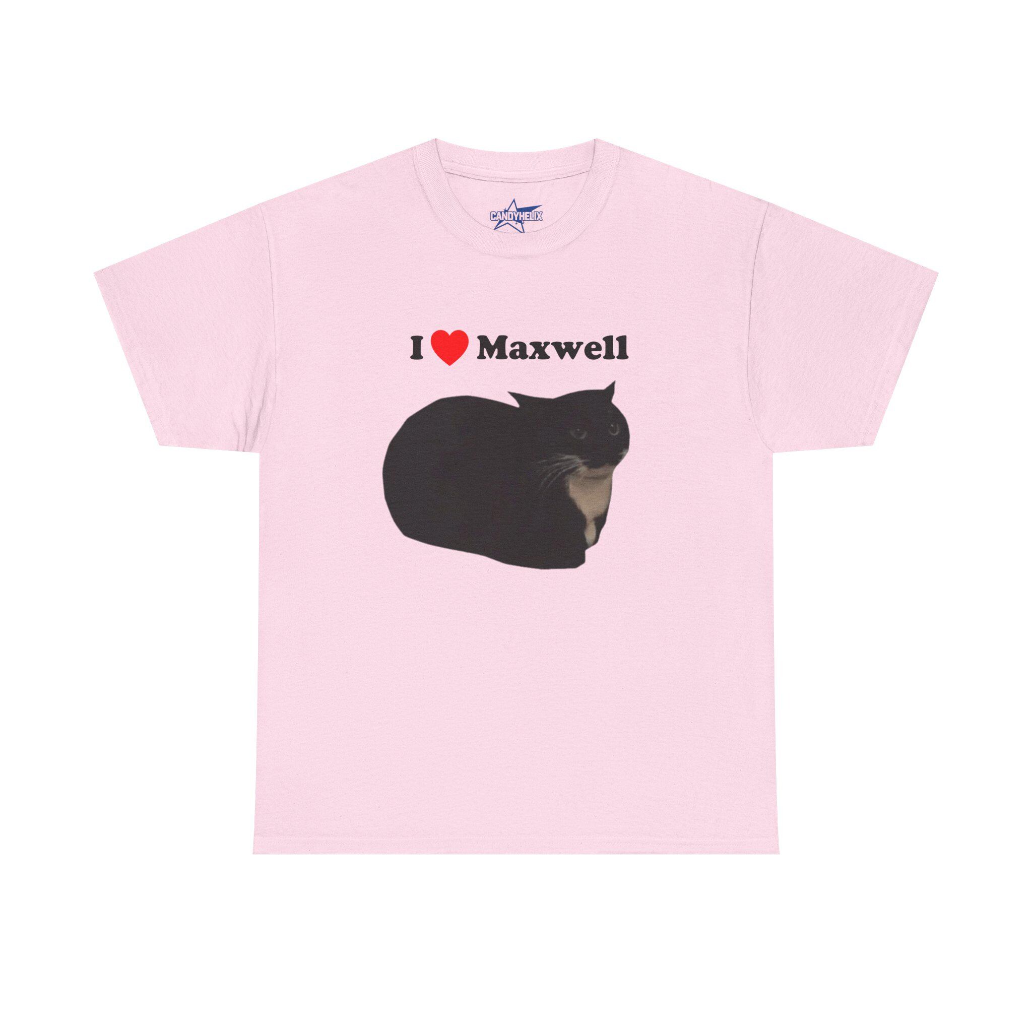 マックスウェルのハート型回転猫Tシャツが大好き | 有名インスタグラム
