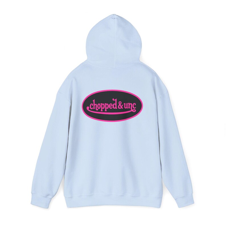 Sudadera con capucha rosa y negra con gráfico en la espalda, inspirada en Von Dutch, regalo para amigos, ropa de calle GenZ, meme Brainrot Y2K imagen 10