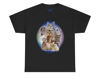 Famous Instagram Cats Meme T Shirt | Uncle Bao, Little Tole Mei Mei, Dou Dou, Gumbus, Funny Cat Brainrot Reels Meme Shirt