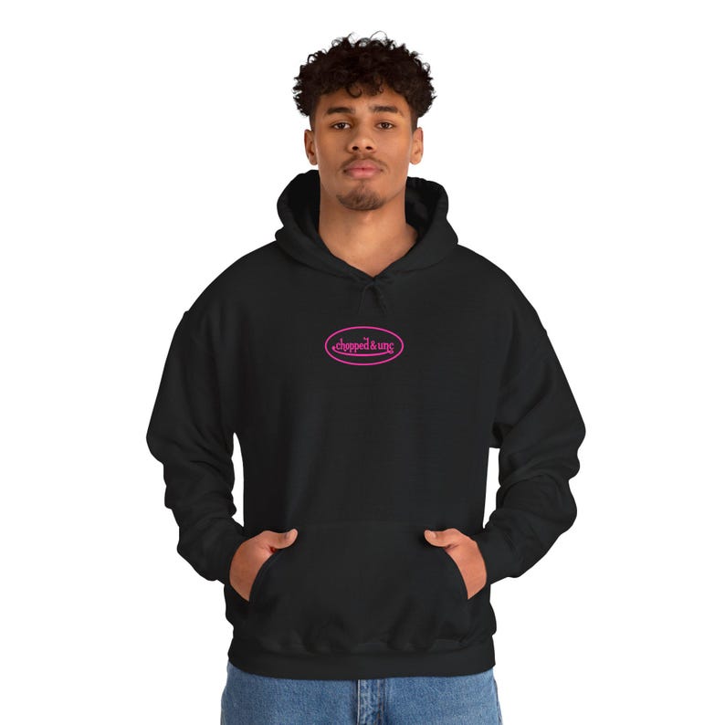 Sudadera con capucha rosa y negra con gráfico en la espalda, inspirada en Von Dutch, regalo para amigos, ropa de calle GenZ, meme Brainrot Y2K imagen 14