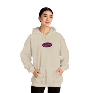 Sudadera con capucha rosa y negra con gráfico en la espalda, inspirada en Von Dutch, regalo para amigos, ropa de calle GenZ, meme Brainrot Y2K imagen 18