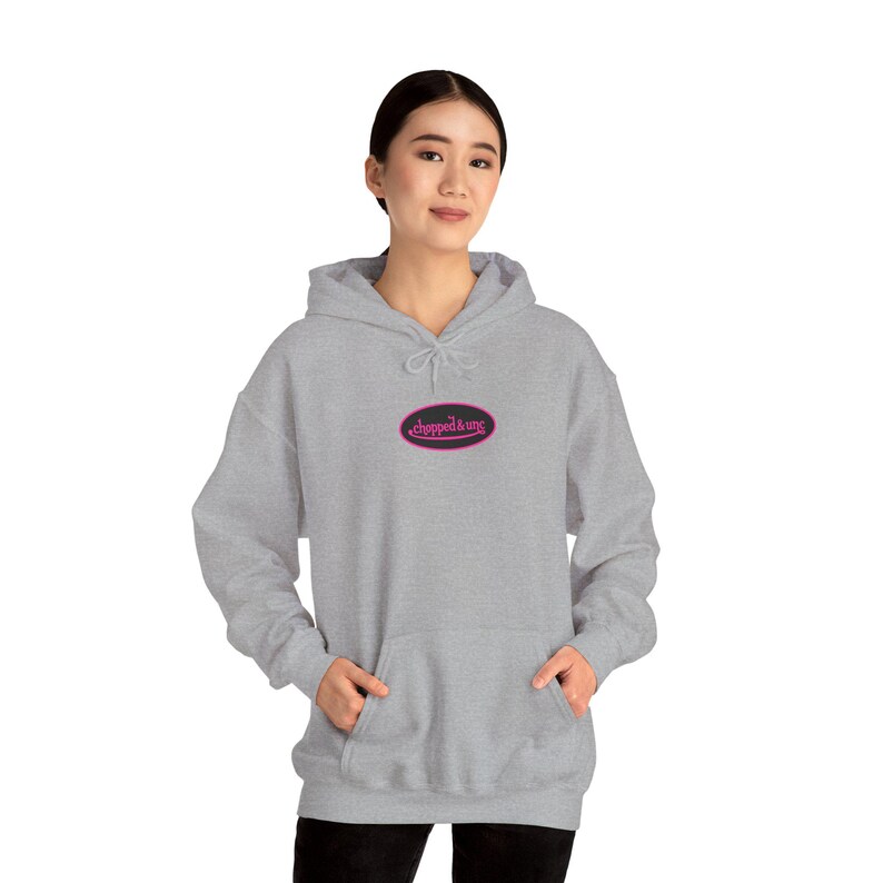 Sudadera con capucha rosa y negra con gráfico en la espalda, inspirada en Von Dutch, regalo para amigos, ropa de calle GenZ, meme Brainrot Y2K imagen 16