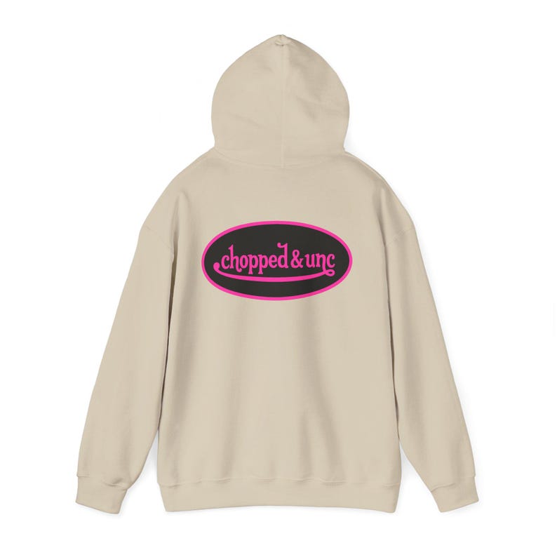 Sudadera con capucha rosa y negra con gráfico en la espalda, inspirada en Von Dutch, regalo para amigos, ropa de calle GenZ, meme Brainrot Y2K imagen 9