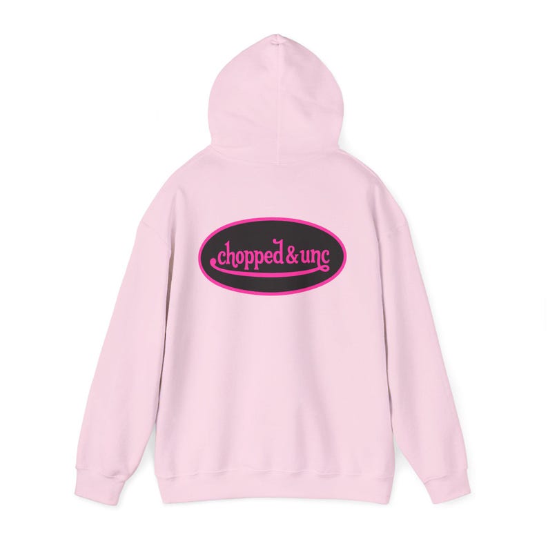 Sudadera con capucha rosa y negra con gráfico en la espalda, inspirada en Von Dutch, regalo para amigos, ropa de calle GenZ, meme Brainrot Y2K imagen 12