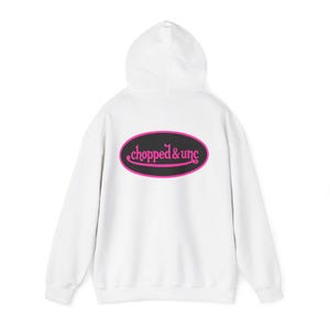 Sudadera con capucha rosa y negra con gráfico en la espalda, inspirada en Von Dutch, regalo para amigos, ropa de calle GenZ, meme Brainrot Y2K imagen 7
