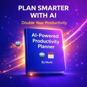 Planificateur de productivité pour l'IA PDF | Suivi d'objectifs quotidiens, suivi des habitudes et système de gestion du temps