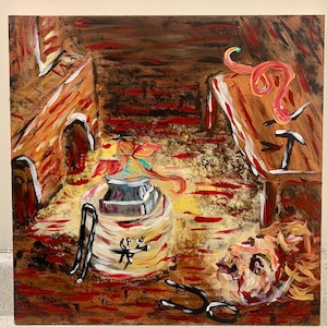 Original Acrylic Painting - Workshop
