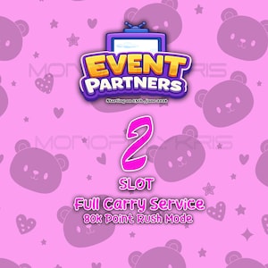 Monopoly_Go Event  Partners 2 Slot - Full Carry Service