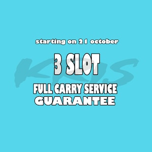 Event Partners 3 Slot - Full Carry Service 22 October