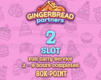 Monopoly_Go GINGERBREAD_Event  Partners 2 Slot - Full Carry Service