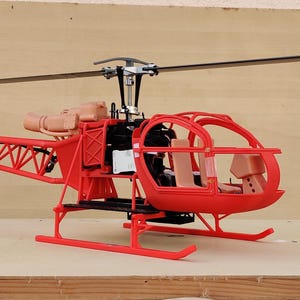 Lamantis X490 3D Printed RC Helicopter Fuselage Only – STL Files