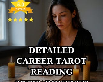 Same Hour Career Tarot Reading | Psychic Guidance (PDF Report)