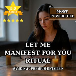 Let Me Manifest for You | Personalized Ritual for Love, Career, Luck & Money