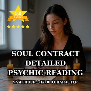 Soul Contract Psychic Reading: Karmic Healing, Life Purpose (PDF Report