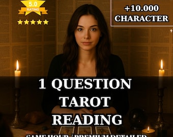 Lectura psíquica detallada de tarot en la misma hora / Una pregunta