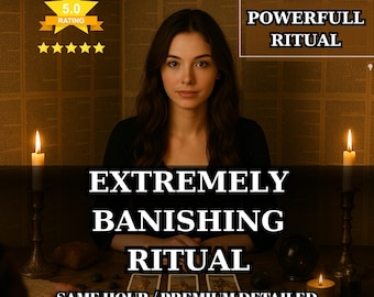Poderoso Ritual de Banimento | Limpeza Espiritual Personalizada, Purificação Energética | Remova Ligações Negativas e Influências Tóxicas