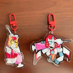 Transformers IDW Medics Acrylic Keychains
