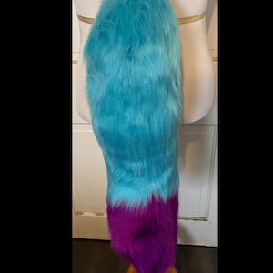 Space Blues Canine Style Fursuit Tail