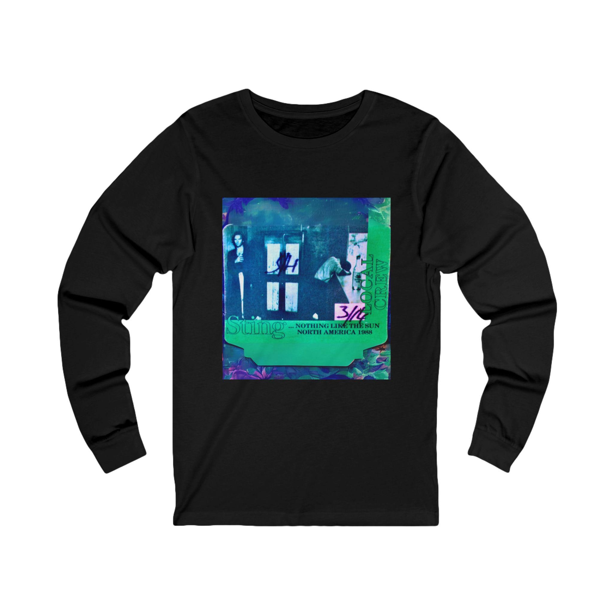 STING Vintage Backstage Pass Long Sleeve Tee - Etsy