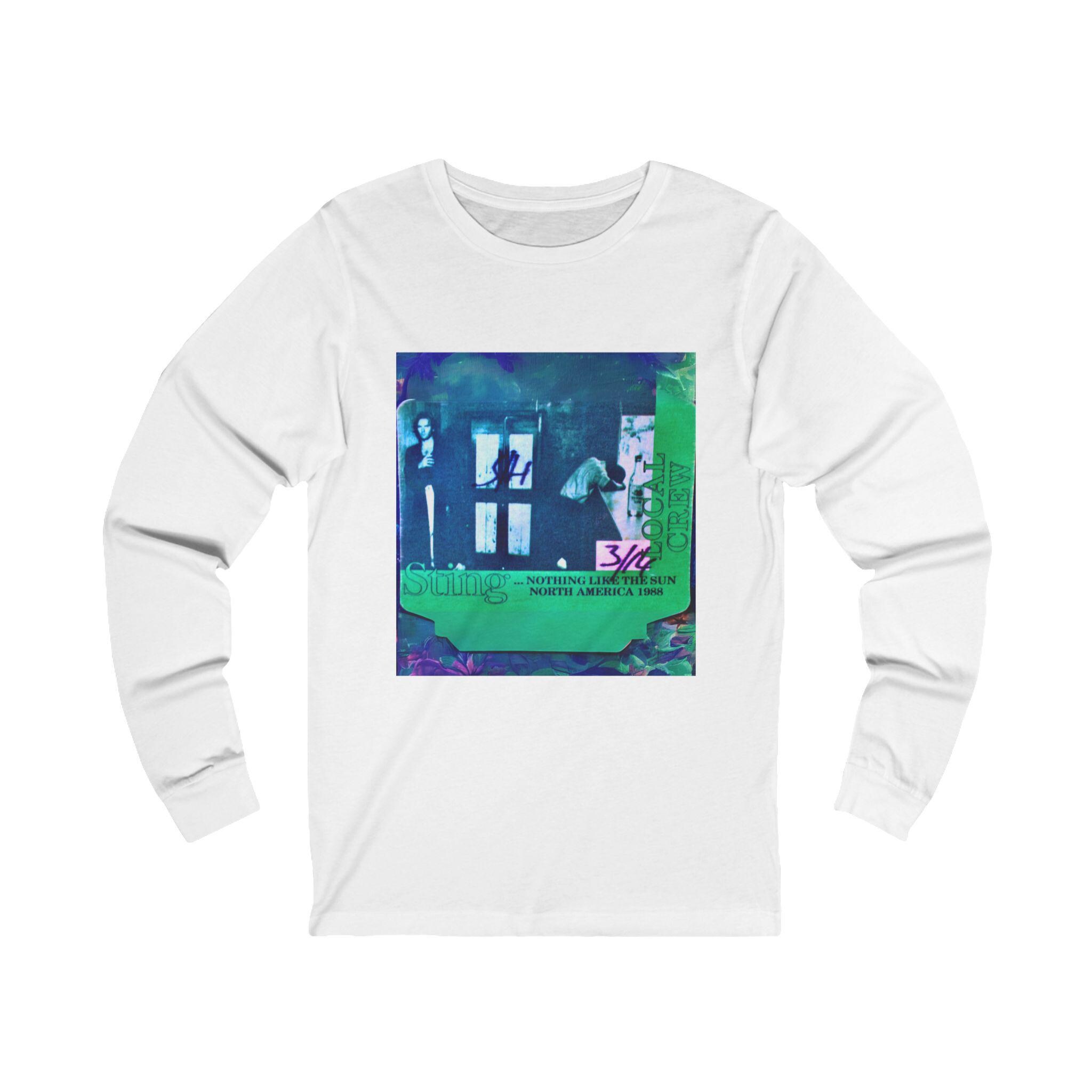STING Vintage Backstage Pass Long Sleeve Tee - Etsy