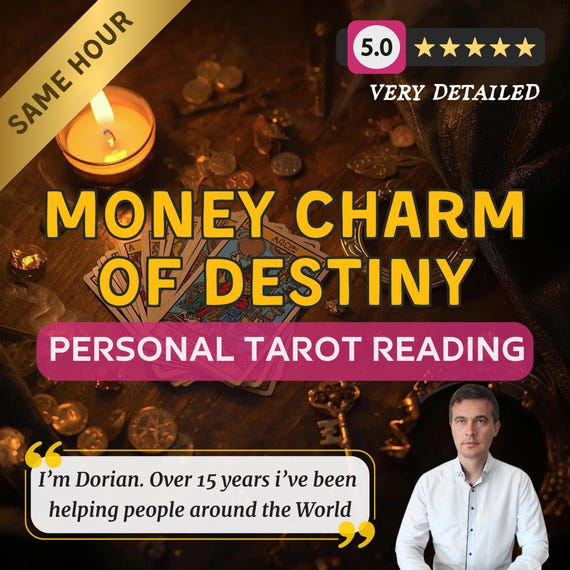 Personalized Money & Business Tarot Reading – Abundance Talisman (Digital PDF)
