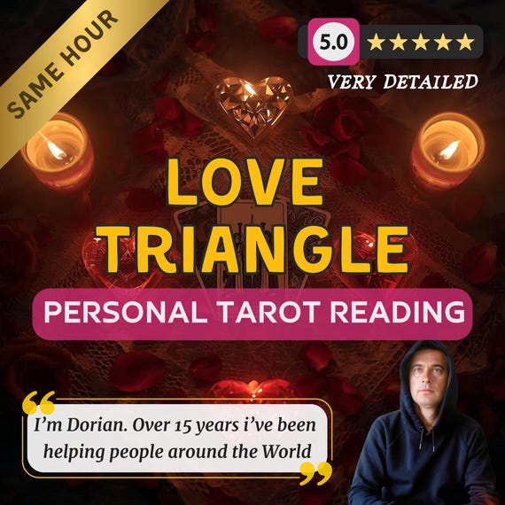 Love Triangle Reading | Relationship Tarot for Singles & Repairing Love Connections