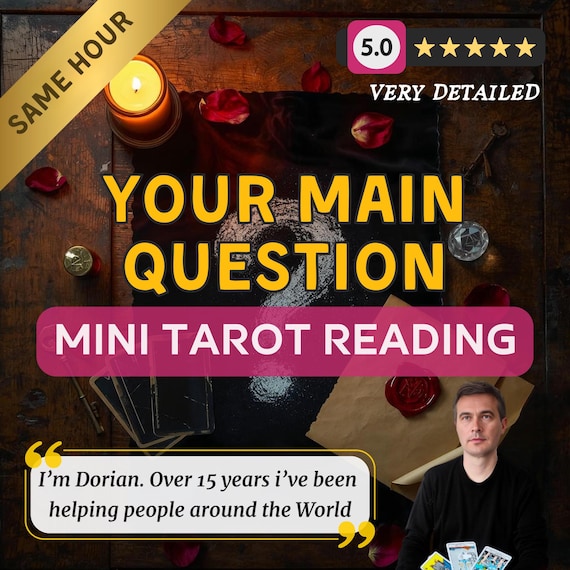 Your Main Question Tarot Reading – Honest Psychic Reading for 1 Question Tarot Insight