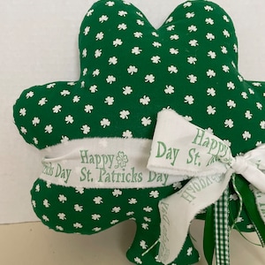 St Patricks Shamrock Pillow afbeelding 3