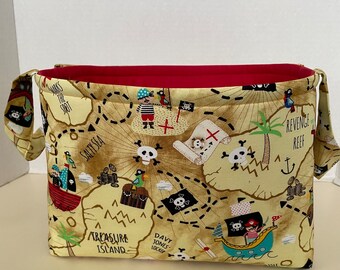 Pirates Fabric Storage Basket