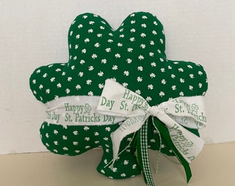 St Patrick’s Shamrock Pillow