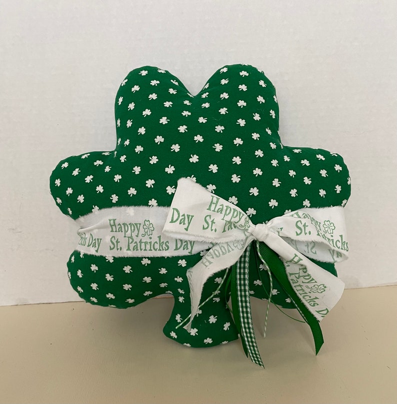 St Patricks Shamrock Pillow afbeelding 1