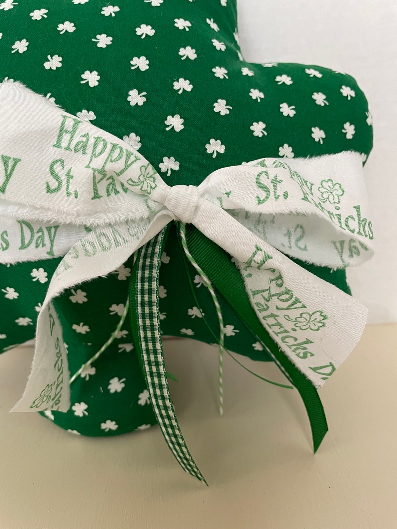 St Patricks Shamrock Pillow afbeelding 2