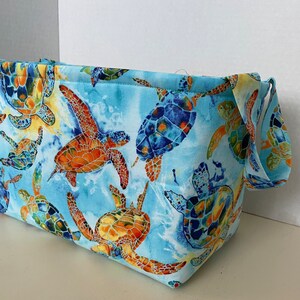 Sea Turtles Fabric Storage Basket image 2