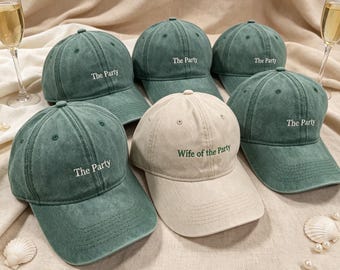 Gorro personalizado para despedida de soltera, gorra bordada del equipo de la novia, regalo personalizado para damas de honor en la despedida de soltera, gorra de béisbol del equipo de la novia