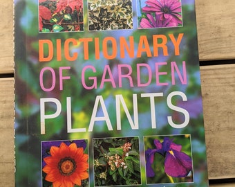 Dictionary of Garden Plants, Gardening Book, Wirebound Plant Guide