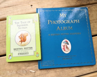 Vintage Beatrix Potter Books, My Photograph Album, The Tale of Squirrel Nutkin, Keepsake Album