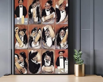 Guy Buffet The Making of the Perfect Martini Poster Print