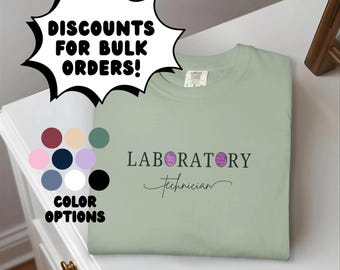 Laboratory Technician T-Shirt: Pathology Histology Lab Week Gift