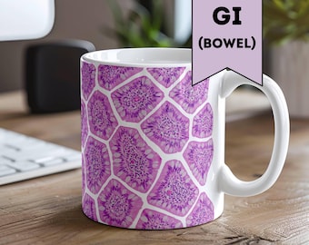 Histology Ceramic Mug, Pathology Stain Small Intestine Anatomy, Medical Lab Tech Gift