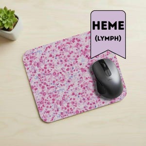 Histology Mouse Pad, Hematology Pathology Stain Lymph Node, Pathologist Gift