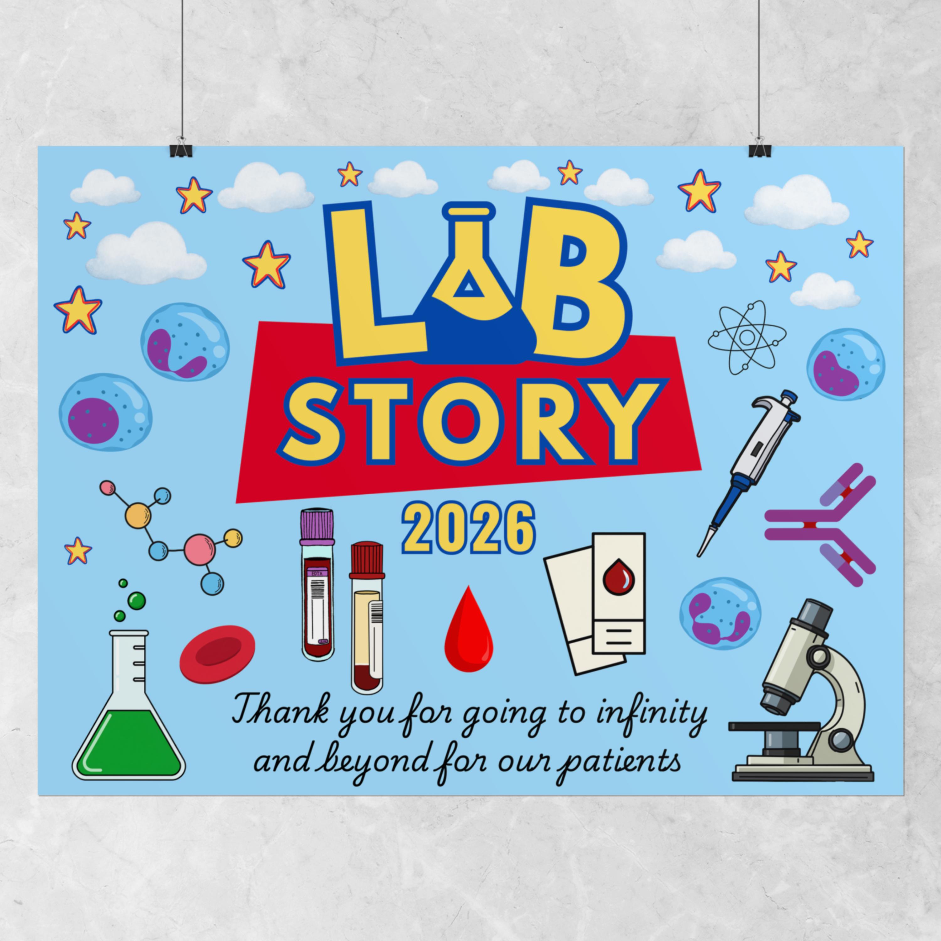 Lab Notes Poster Lab Week Poster 2026: Lab Story Theme for Laboratory Decoration - Etsy