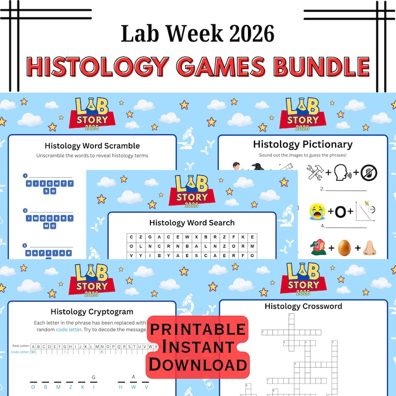 2026 Lab Week Puzzles - Etsy
