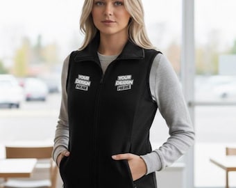 Custom Embroidered Columbia Fleece Vest: Women's Corporate Teamwear