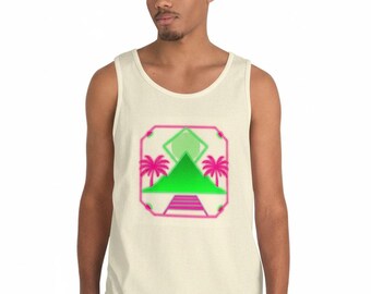 Custom Text Comfort Colors Tank Top: Personalized Design, Front & Back Print