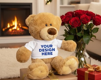 Personalized Teddy Bear: Custom T-Shirt Plush Gift