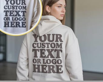 Custom Embroidered Company Logo Hoodie: Corporate Team Apparel Personalized Gifts