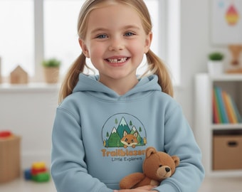 Sweat à Capuche Personnalisé Enfant - Doublure Polaire épaisse, Création Image Et Texte Unique Pour Garçon/fille