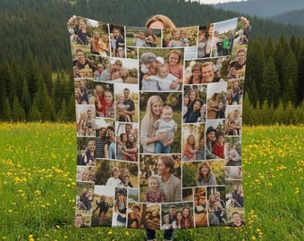 Personalized Photo Sherpa Blanket: Custom Cozy Gift for Pet Lovers & Home Keepsake