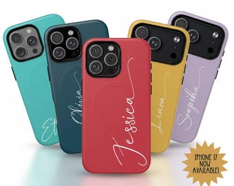 Customizable Tough Phone Case: Personalized Color, MagSafe Compatible
